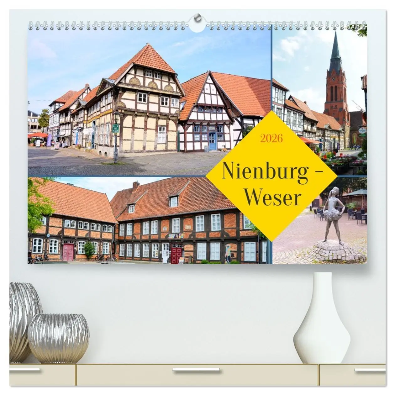 Cover: 9783516647358 | Nienburg - Weser (hochwertiger Premium Wandkalender 2026 DIN A2...