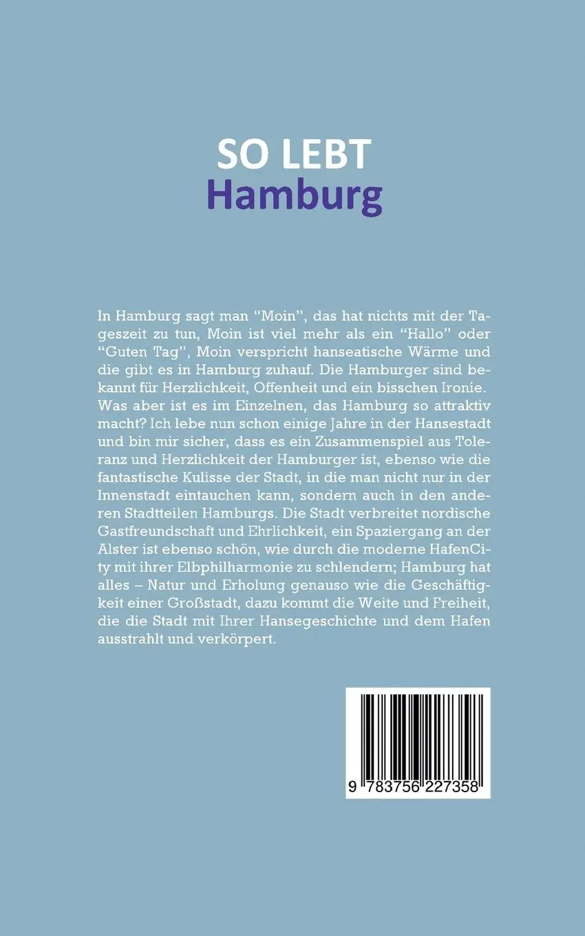Rückseite: 9783756227358 | So lebt Hamburg | Antonia Meinecke | Taschenbuch | Paperback | 76 S.