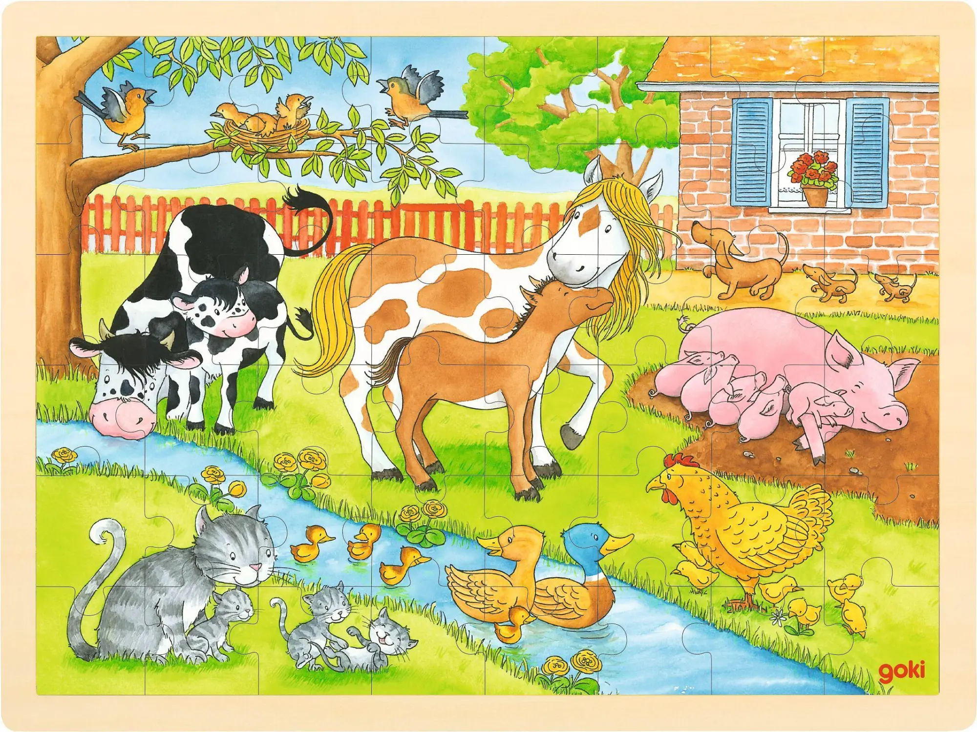 Cover: 4013594577458 | Einlegepuzzle Leben auf dem Bauernhof | Puzzle | Deutsch | 2025