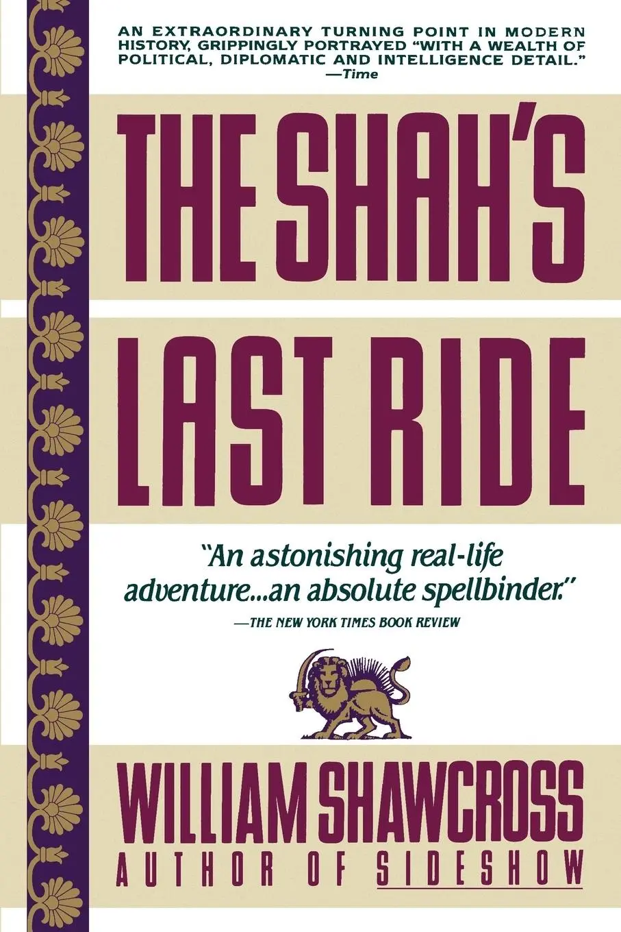 Cover: 9780671687458 | Shah's Last Ride | William Shawcross | Taschenbuch | Englisch | 1989