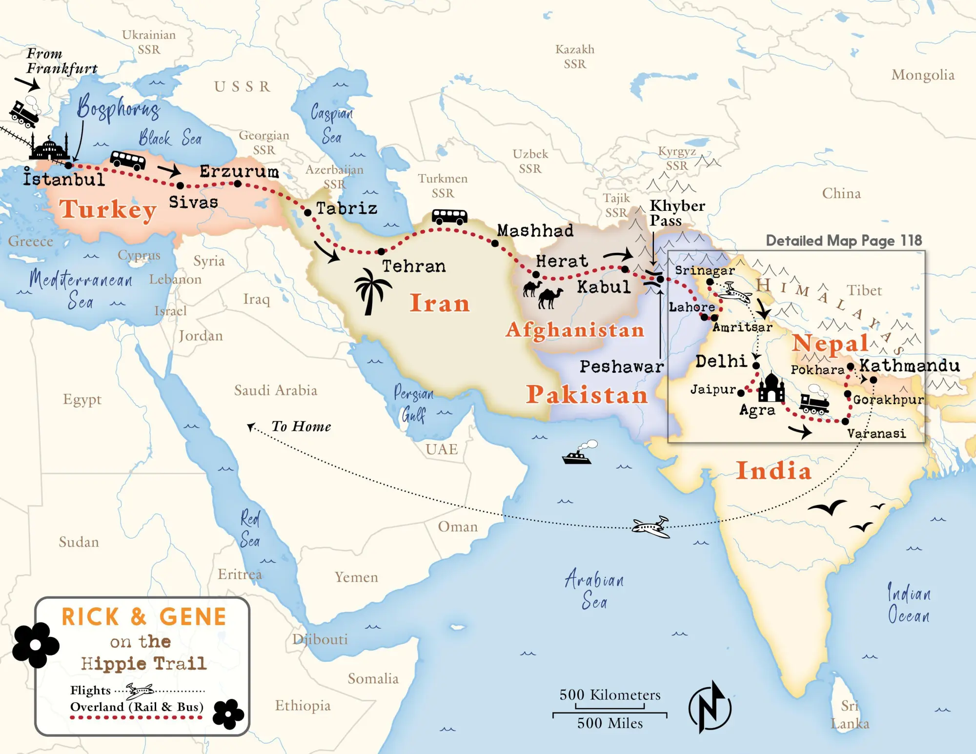 Bild: 9781641717458 | On the Hippie Trail | Rick Steves | Taschenbuch | Englisch | 2026