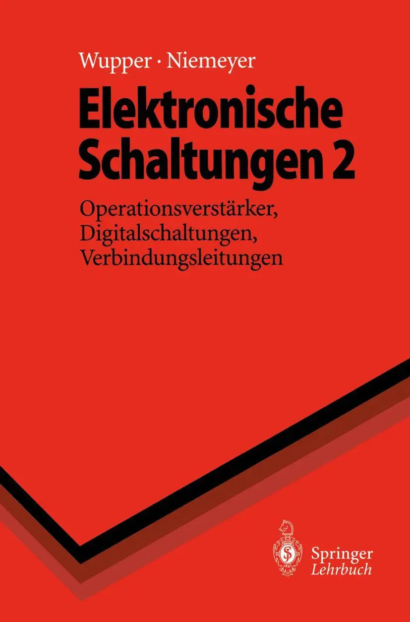Cover: 9783540607458 | Elektronische Schaltungen 2 | Ulf Niemeyer (u. a.) | Buch | xiv | 1996