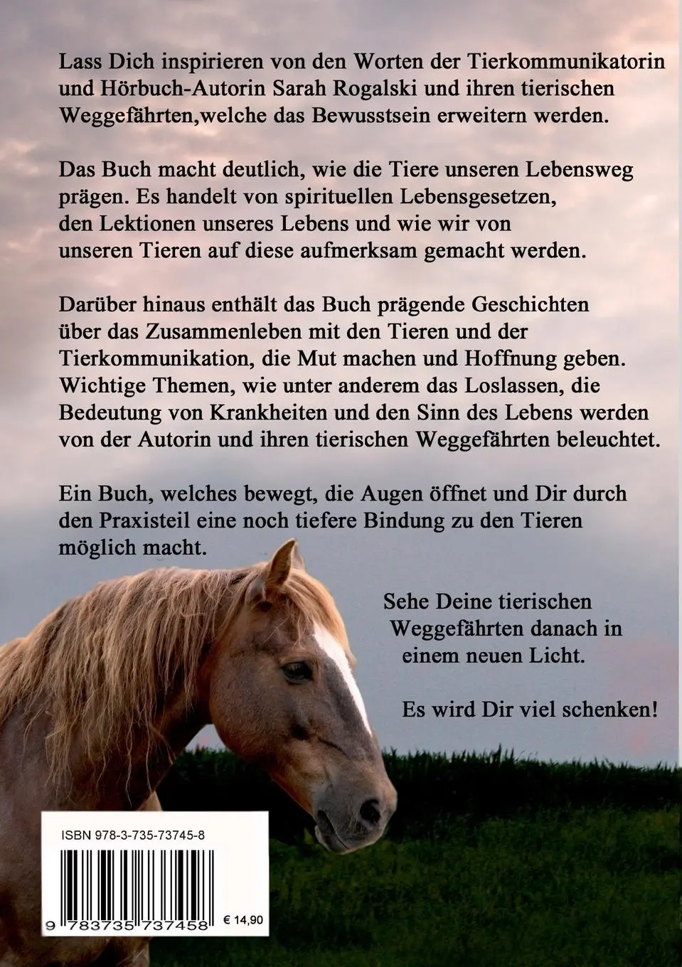 Rückseite: 9783735737458 | Aus den Augen der Tiere | Tiere als Wegweiser unseres Lebens | Buch