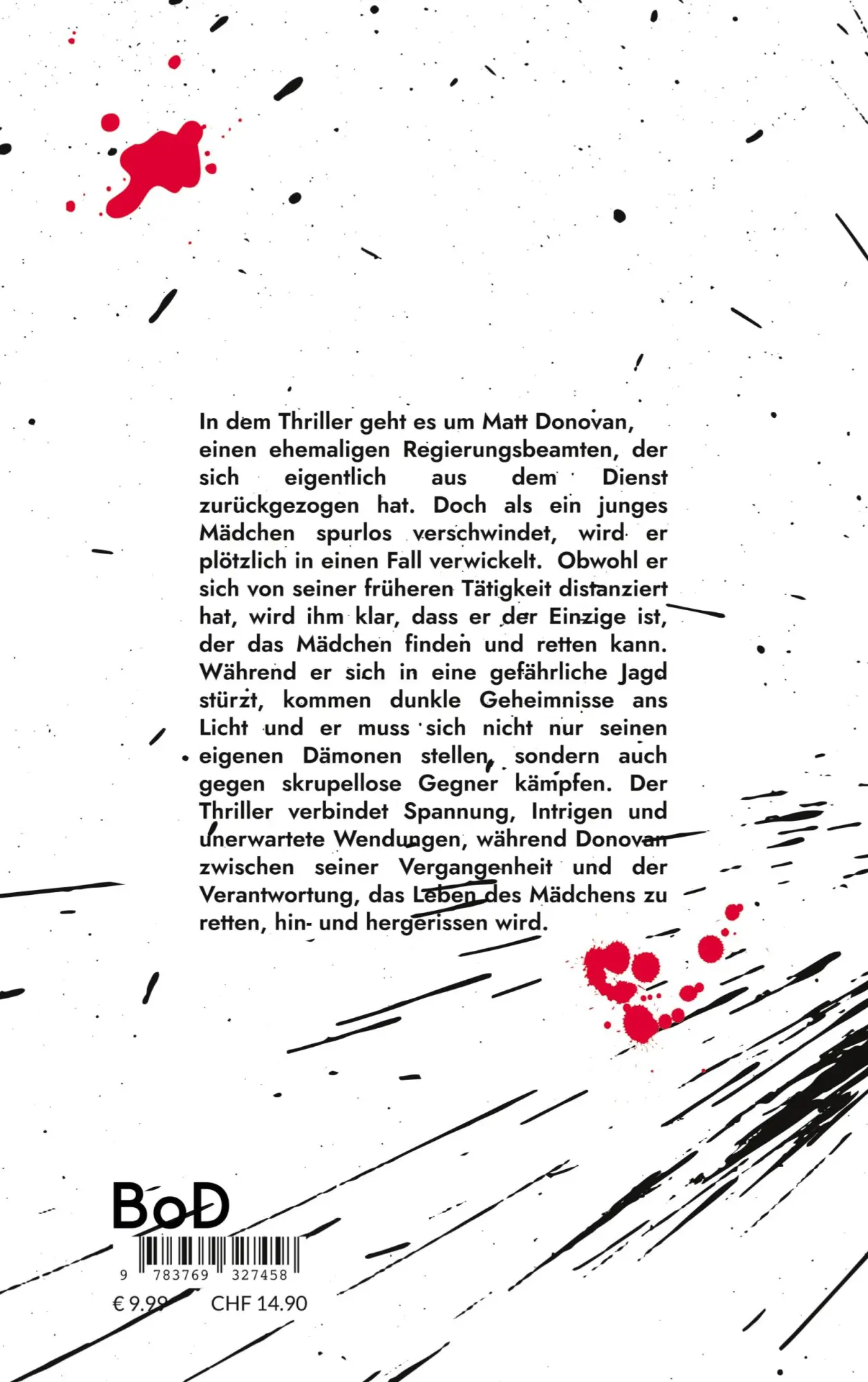 Rückseite: 9783769327458 | In den Fängen der Stille | Raphael Amann | Taschenbuch | 168 S. | 2025