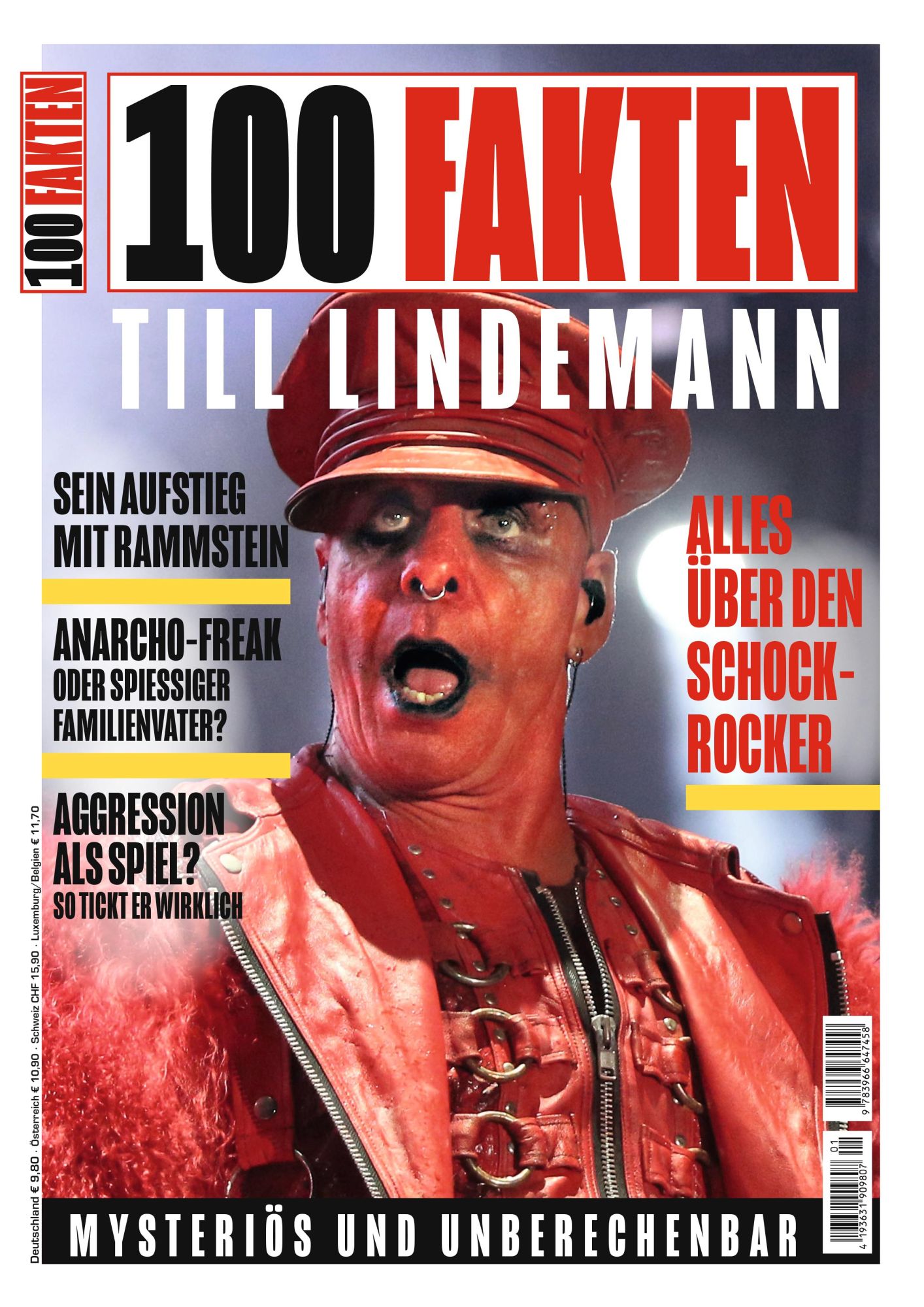 Cover: 9783966647458 | 100 Fakten: Till Lindemann | Michael Fuchs-Gamböck (u. a.) | Buch