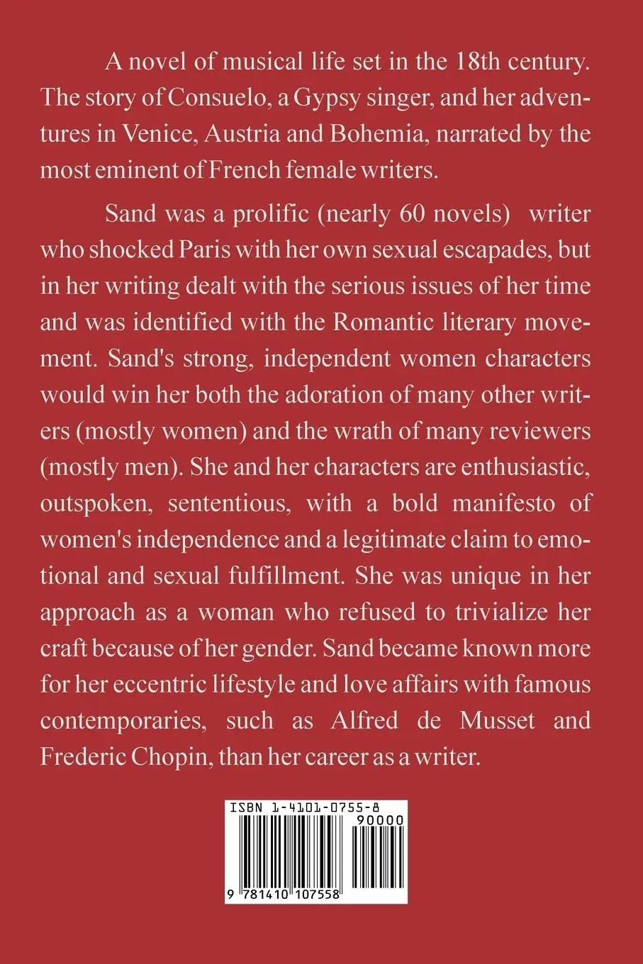 Rückseite: 9781410107558 | Consuelo | George Sand | Taschenbuch | Kartoniert / Broschiert | 2004