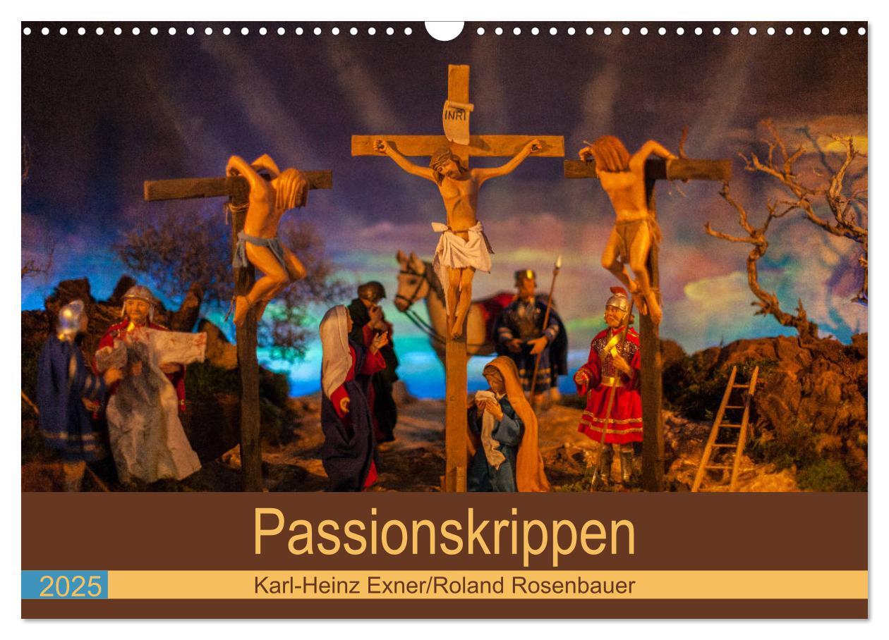 Cover: 9783435377558 | Passionskrippen (Wandkalender 2025 DIN A3 quer), CALVENDO...