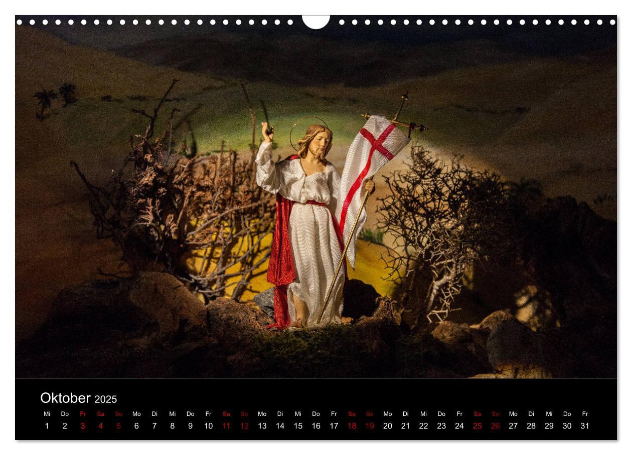 Bild: 9783435377558 | Passionskrippen (Wandkalender 2025 DIN A3 quer), CALVENDO...