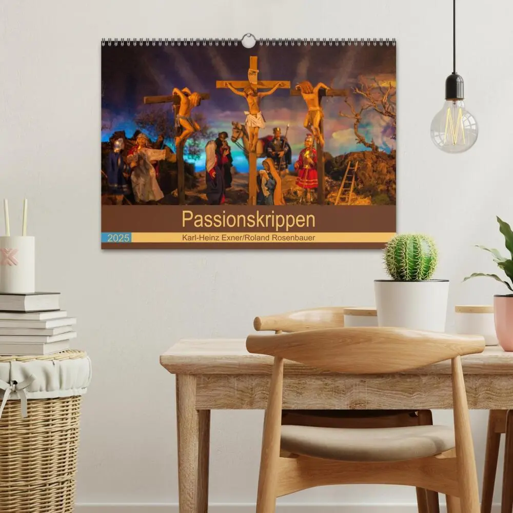 Bild: 9783435377558 | Passionskrippen (Wandkalender 2025 DIN A3 quer), CALVENDO...