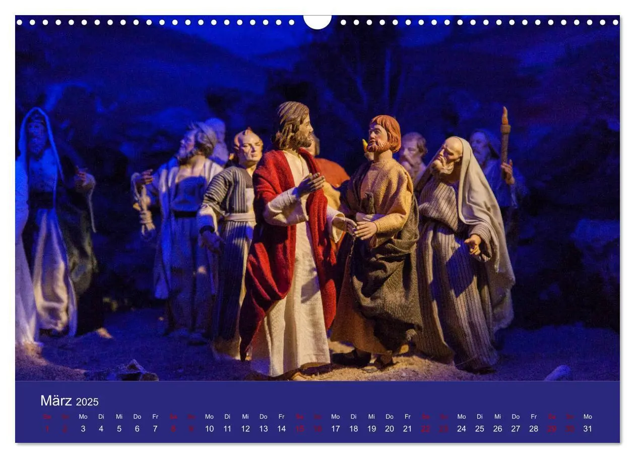Bild: 9783435377558 | Passionskrippen (Wandkalender 2025 DIN A3 quer), CALVENDO...