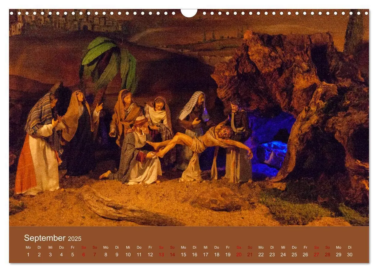 Bild: 9783435377558 | Passionskrippen (Wandkalender 2025 DIN A3 quer), CALVENDO...