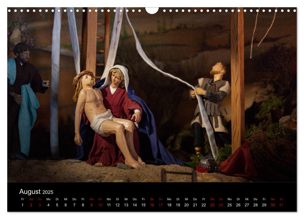 Bild: 9783435377558 | Passionskrippen (Wandkalender 2025 DIN A3 quer), CALVENDO...