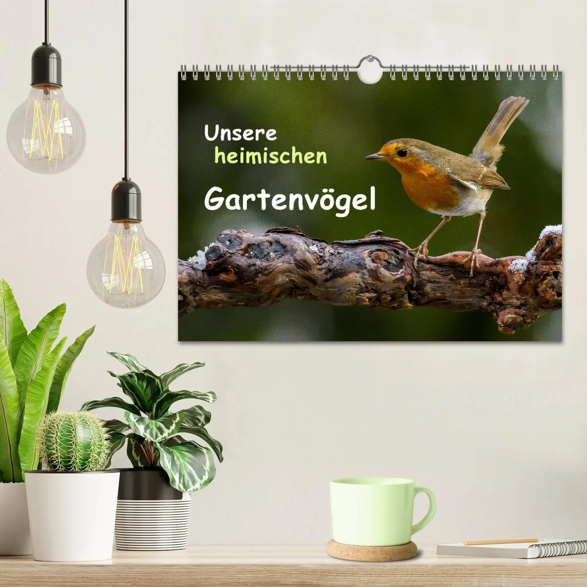 Bild: 9783516007558 | Unsere heimischen Gartenvögel (Wandkalender 2026 DIN A4 quer),...