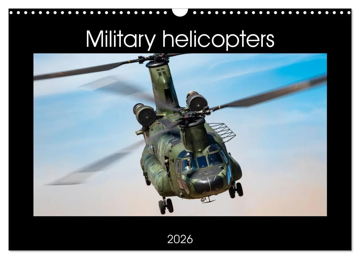 Cover: 9783516557558 | Military helicopters (Wall Calendar 2026 DIN A3 landscape),...