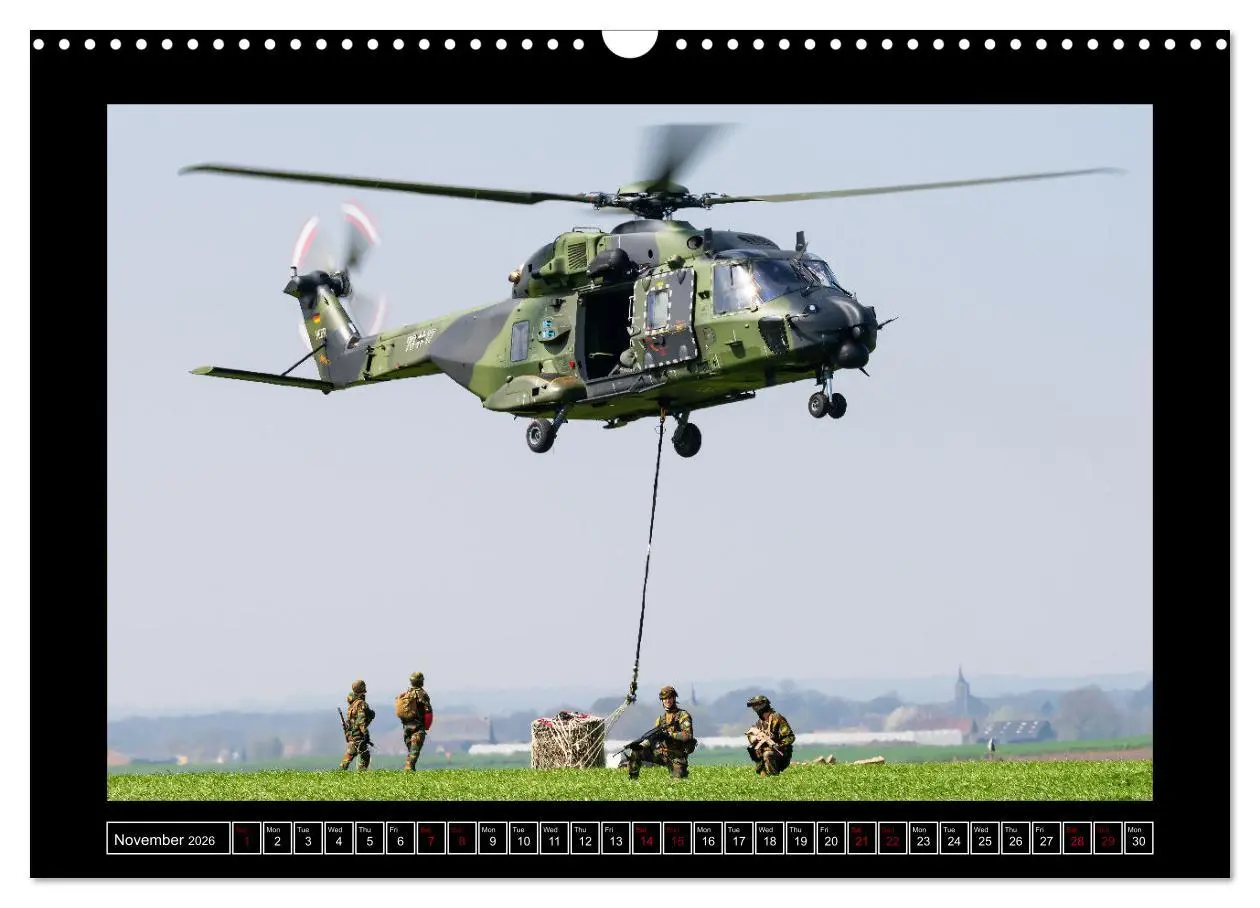 Bild: 9783516557558 | Military helicopters (Wall Calendar 2026 DIN A3 landscape),...