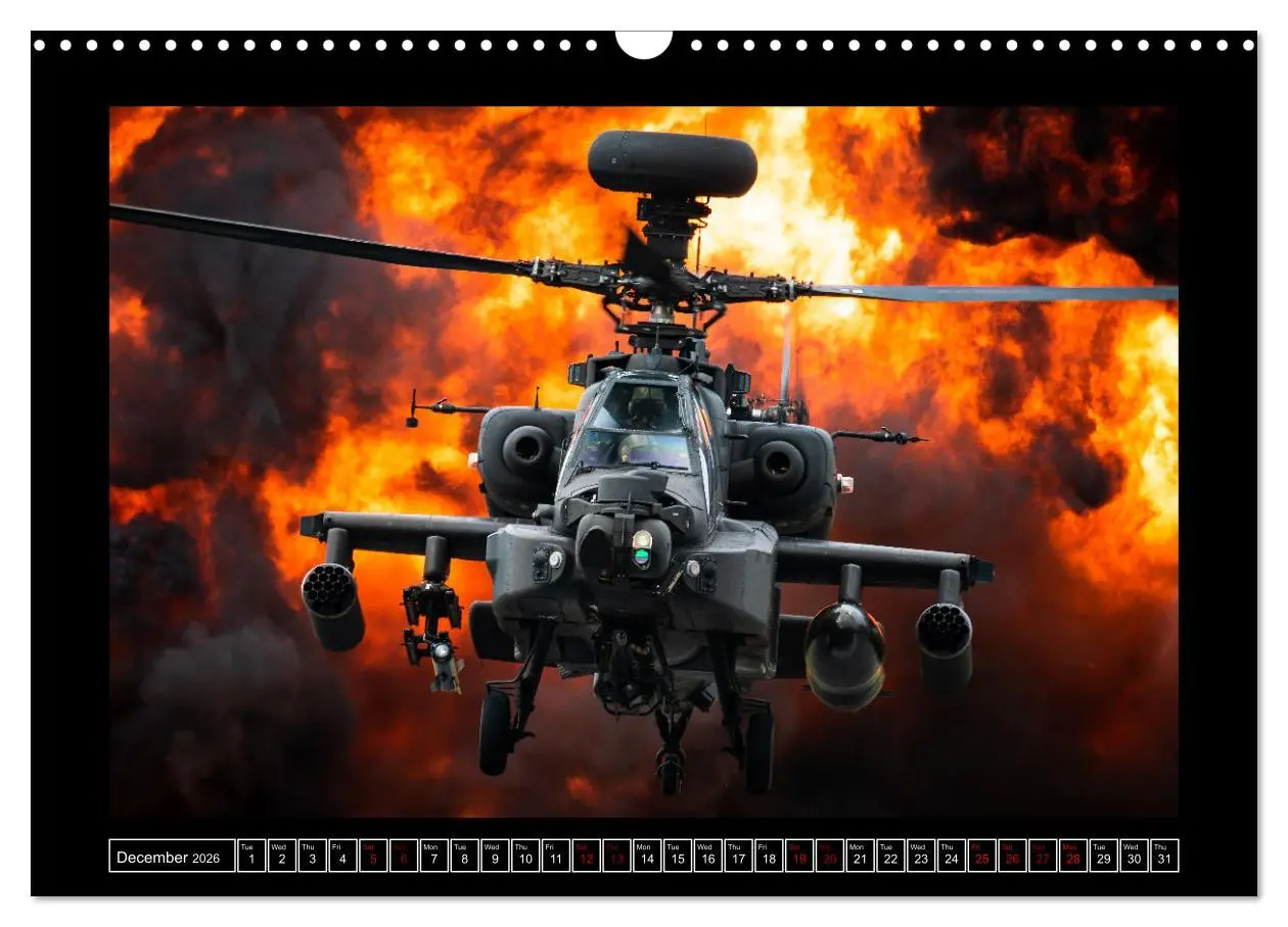 Bild: 9783516557558 | Military helicopters (Wall Calendar 2026 DIN A3 landscape),...