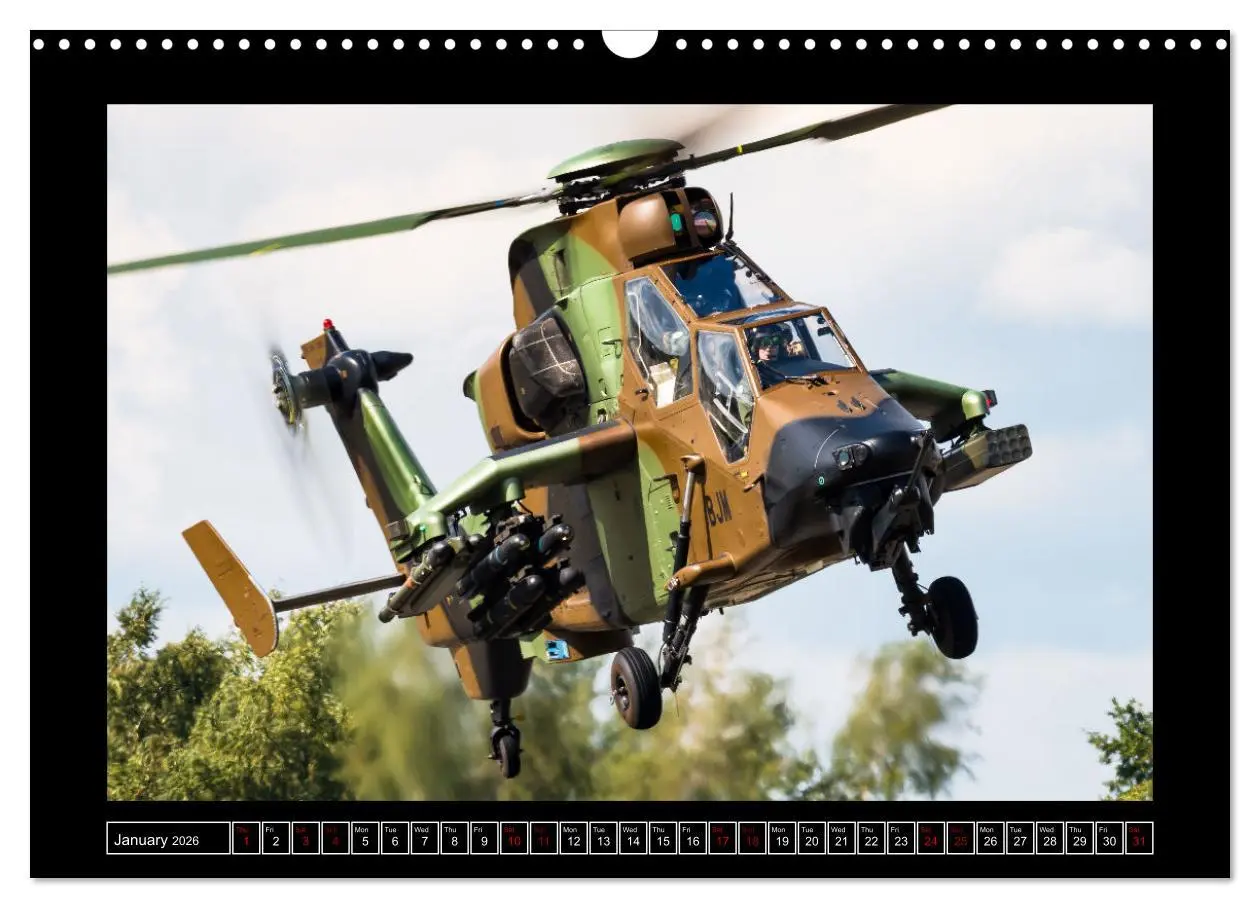 Bild: 9783516557558 | Military helicopters (Wall Calendar 2026 DIN A3 landscape),...