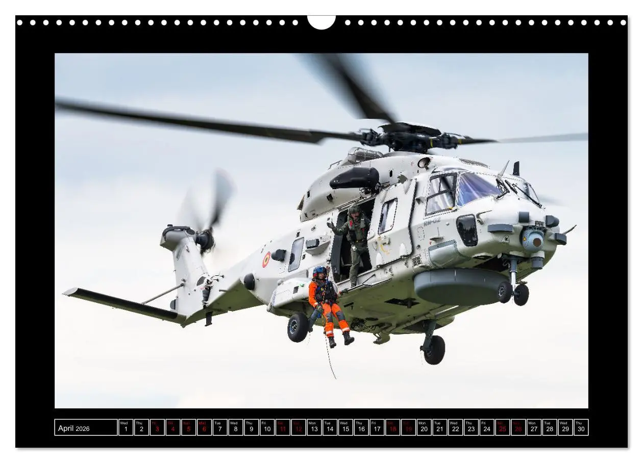Bild: 9783516557558 | Military helicopters (Wall Calendar 2026 DIN A3 landscape),...