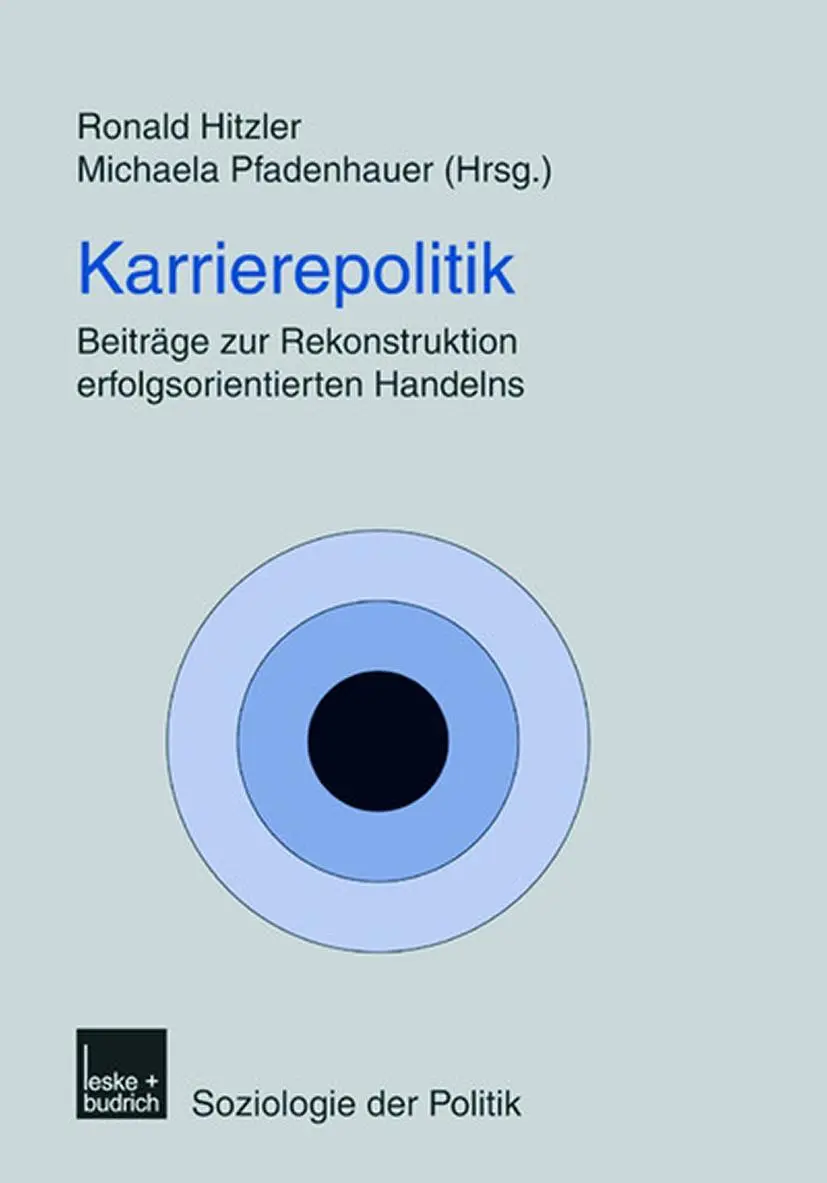 Cover: 9783810037558 | Karrierepolitik | Ronald Hitzler (u. a.) | Taschenbuch | vii | Deutsch