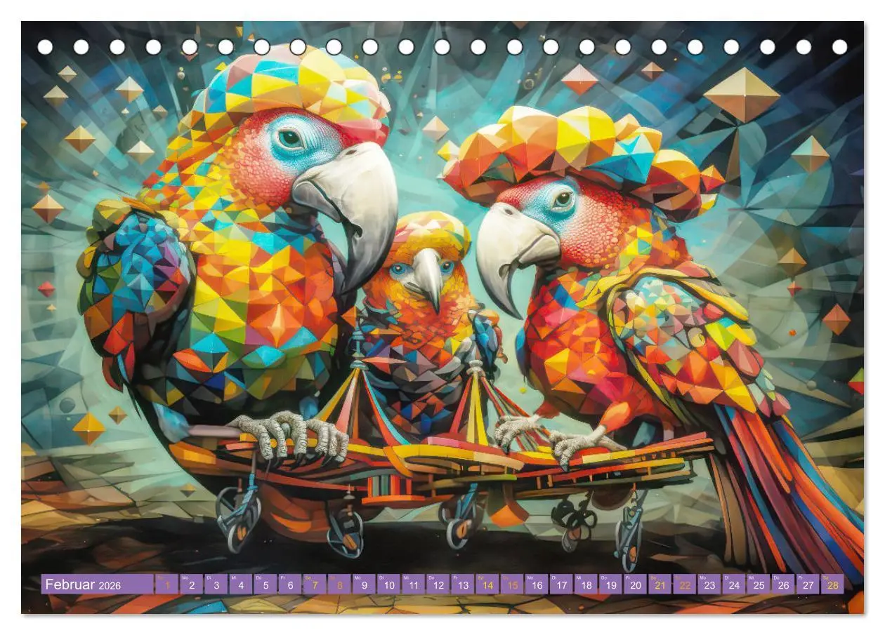 Bild: 9783457387658 | Zirkusfantasien - Bezaubernd fremdartig (Tischkalender 2026 DIN A5...