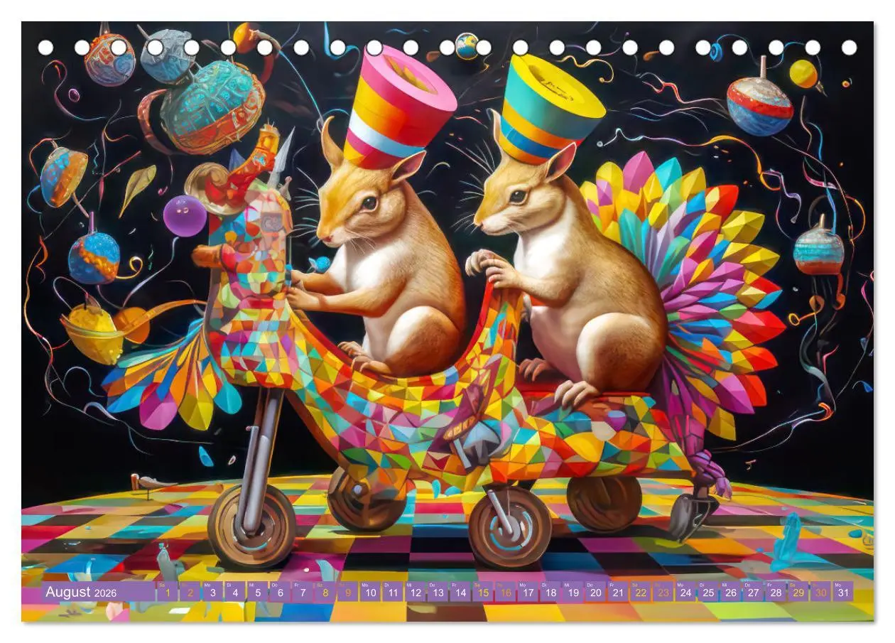 Bild: 9783457387658 | Zirkusfantasien - Bezaubernd fremdartig (Tischkalender 2026 DIN A5...