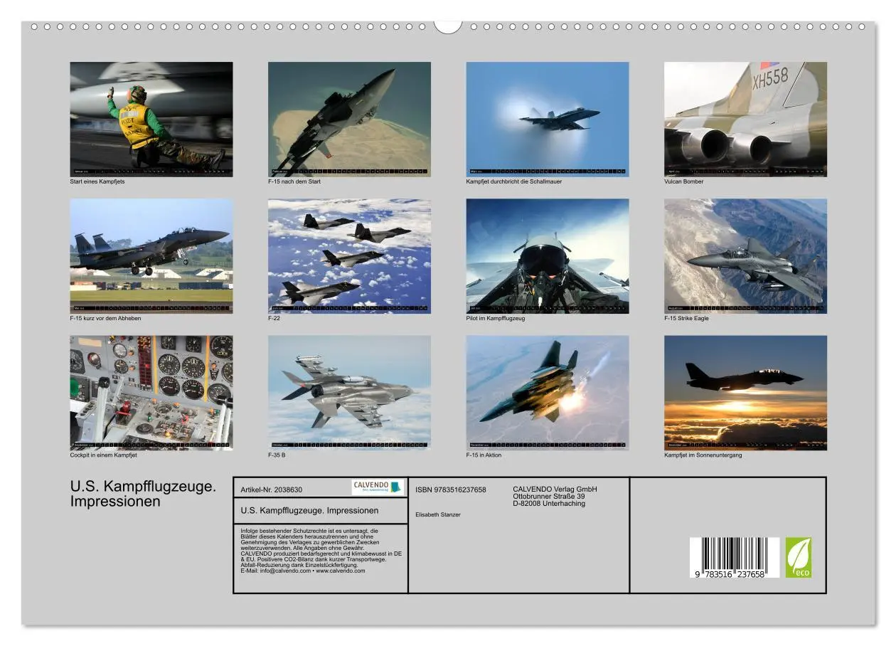 Bild: 9783516237658 | U.S. Kampfflugzeuge. Impressionen (hochwertiger Premium...