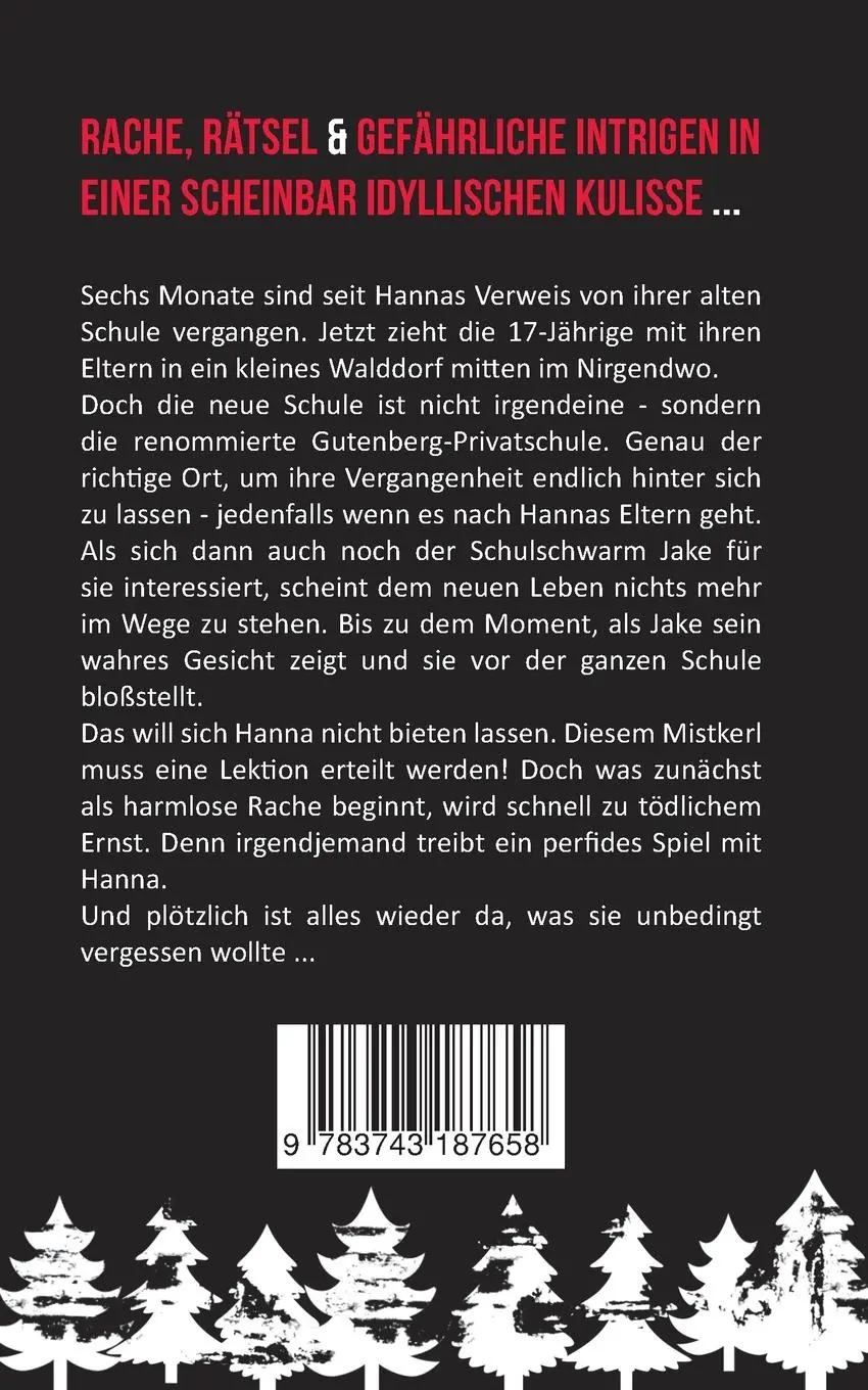 Rückseite: 9783743187658 | Verspielt | Jugendthriller | Senta Richter | Taschenbuch | 340 S.