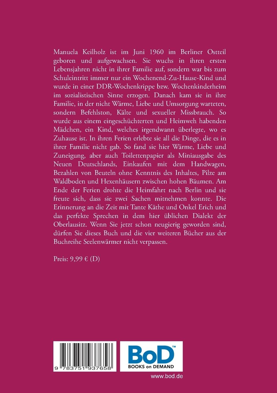 Rückseite: 9783751937658 | Ferienzeit, schönste Zeit | Manuela Keilholz | Taschenbuch | 132 S.