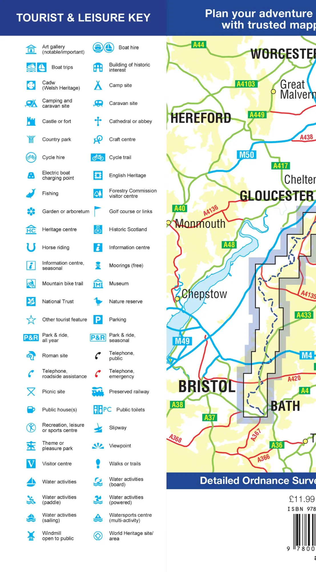 Rückseite: 9780008727758 | Cotswold Way | With Ordnance Survey Mapping | A-Z Maps | Taschenbuch