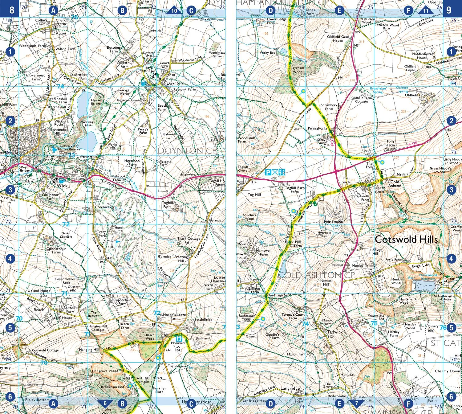 Bild: 9780008727758 | Cotswold Way | With Ordnance Survey Mapping | A-Z Maps | Taschenbuch