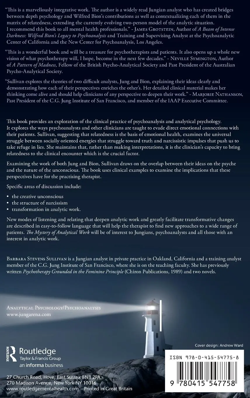 Rückseite: 9780415547758 | The Mystery of Analytical Work | Weavings from Jung and Bion | Buch