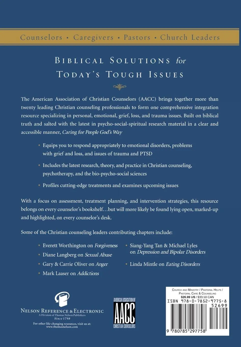 Rückseite: 9780785297758 | The Caring for People God's Way | Timothy Clinton (u. a.) | Buch