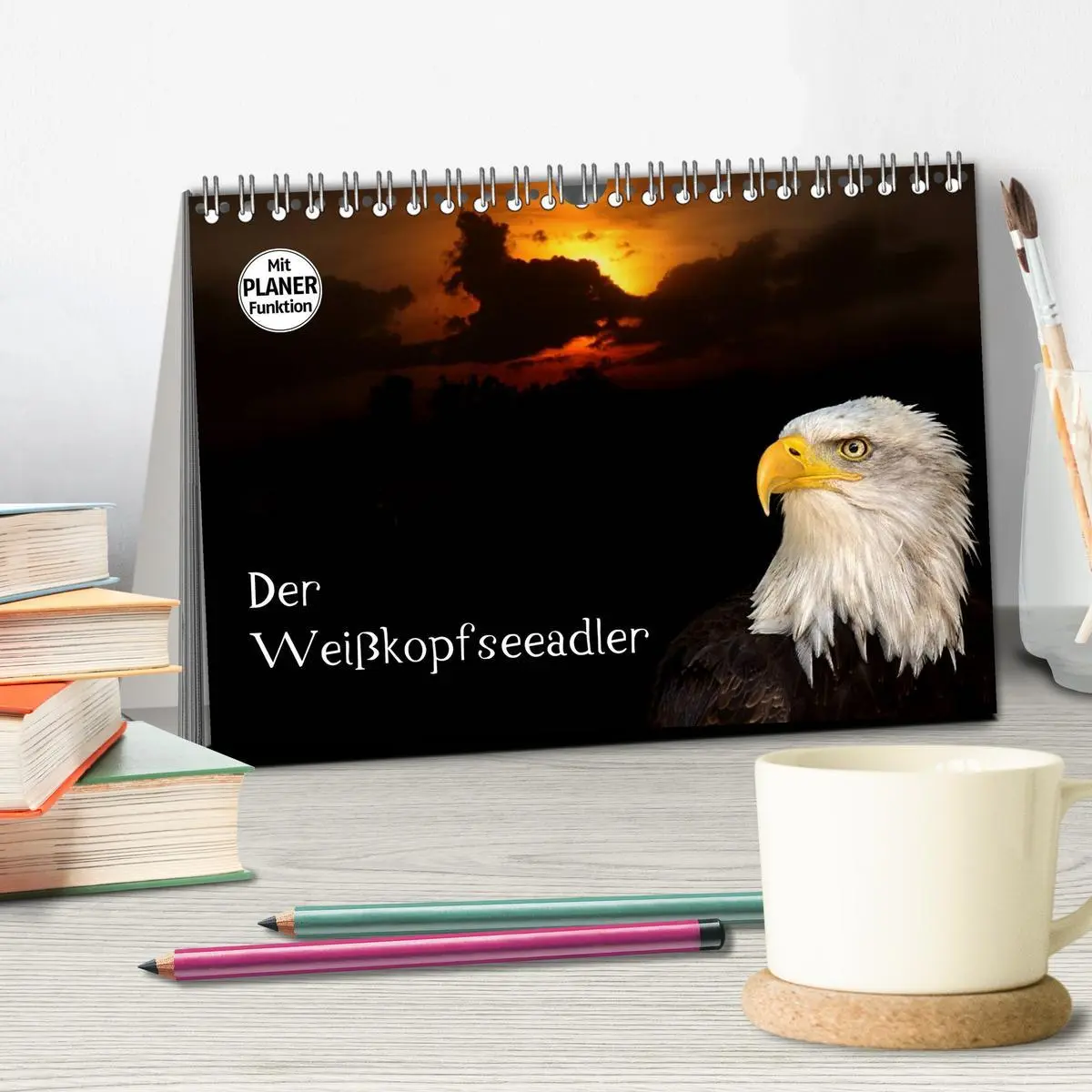 Bild: 9783457997758 | Der Weißkopfseeadler (Tischkalender 2026 DIN A5 quer), CALVENDO...