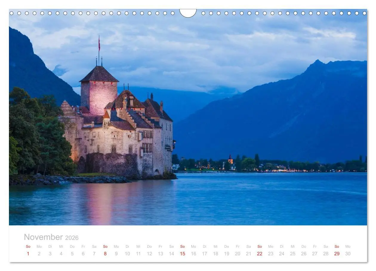 Bild: 9783516087758 | GENFER SEE Das Schweizer Ufer (Wandkalender 2026 DIN A3 quer),...