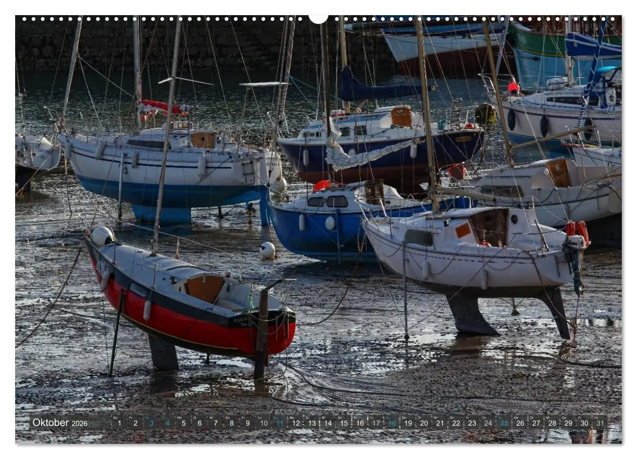 Bild: 9783516157758 | Farben der Bretagne (Wandkalender 2026 DIN A2 quer), CALVENDO...