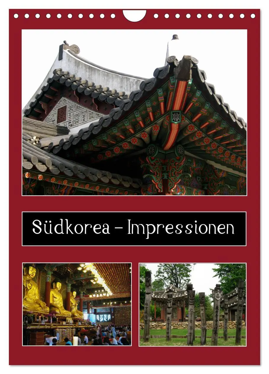 Cover: 9783516467758 | Südkorea - Impressionen (Wandkalender 2026 DIN A4 hoch), CALVENDO...