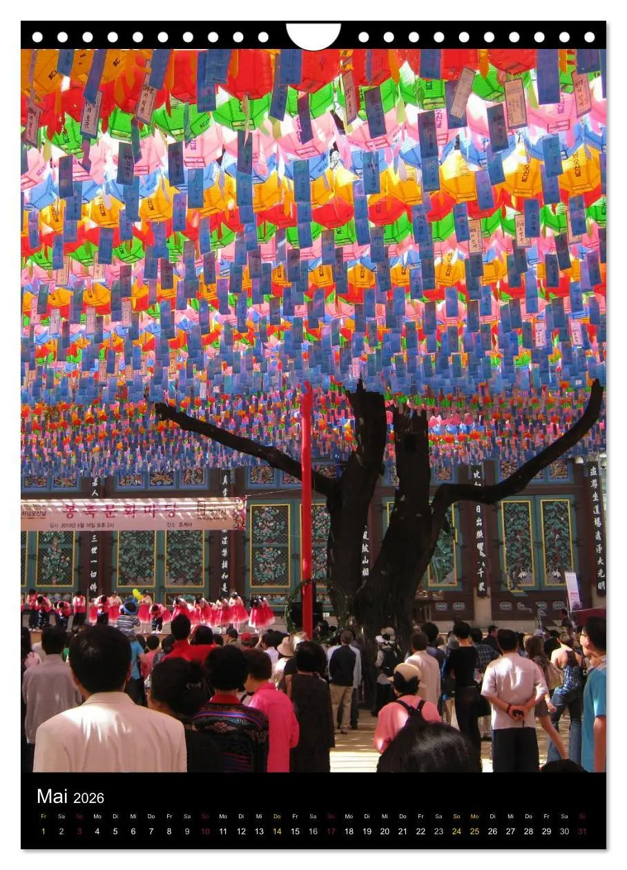 Bild: 9783516467758 | Südkorea - Impressionen (Wandkalender 2026 DIN A4 hoch), CALVENDO...