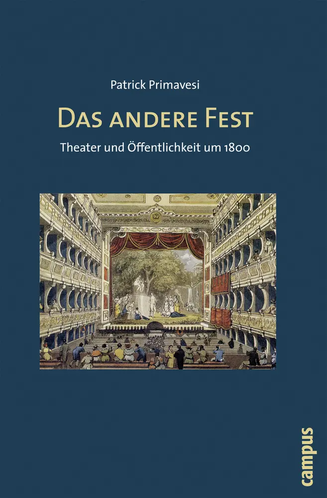 Cover: 9783593387758 | Das andere Fest | Theater und Öffentlichkeit um 1800 | Primavesi