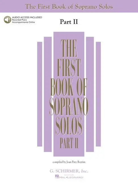 Cover: 73999837858 | The First Book of Soprano Solos Part II Book and Online Audio...