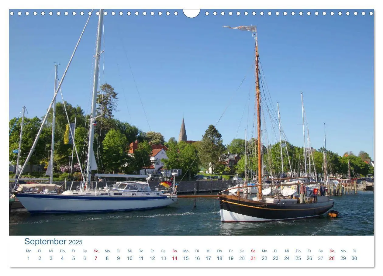 Bild: 9783435727858 | Eckernförde 2025. Impressionen rund um den Hafen (Wandkalender 2025...