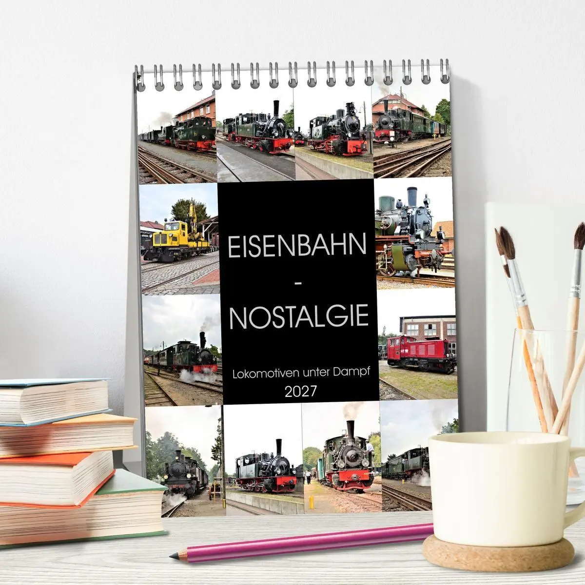 Bild: 9783569857858 | EISENBAHN - NOSTALGIE - 2027 (Tischkalender 2027 DIN A5 hoch),...