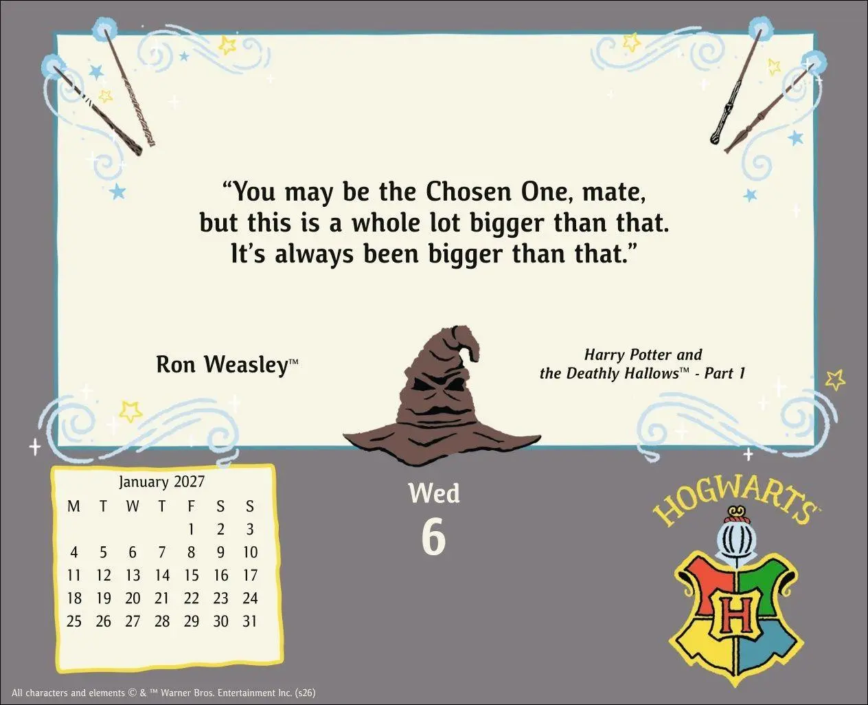 Bild: 9783756417858 | Harry Potter Tagesabreißkalender 2027 | Heye | Kalender | 320 S.
