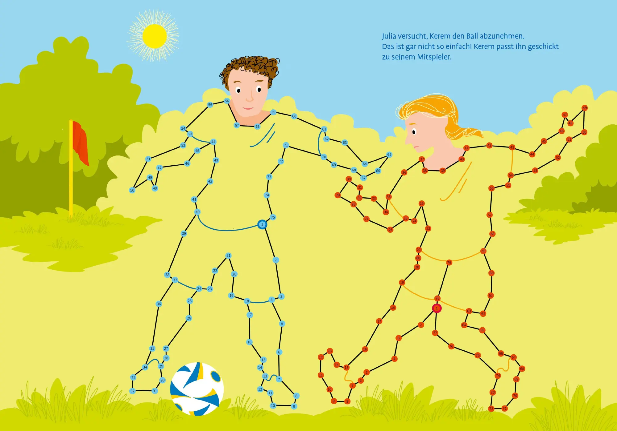 Bild: 9783788647858 | Total bunt von Punkt zu Punkt. Fußball. Von 1 bis 100 | Beurenmeister