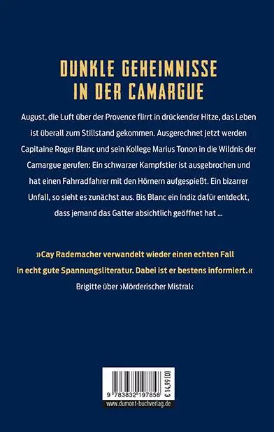 Rückseite: 9783832197858 | Tödliche Camargue | Ein Provence-Krimi mit Capitaine Roger Blanc (2)