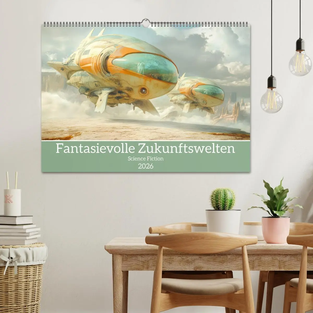 Bild: 9783457287958 | Fantasievolle Zukunftswelten - Science Fiction (Wandkalender 2026...