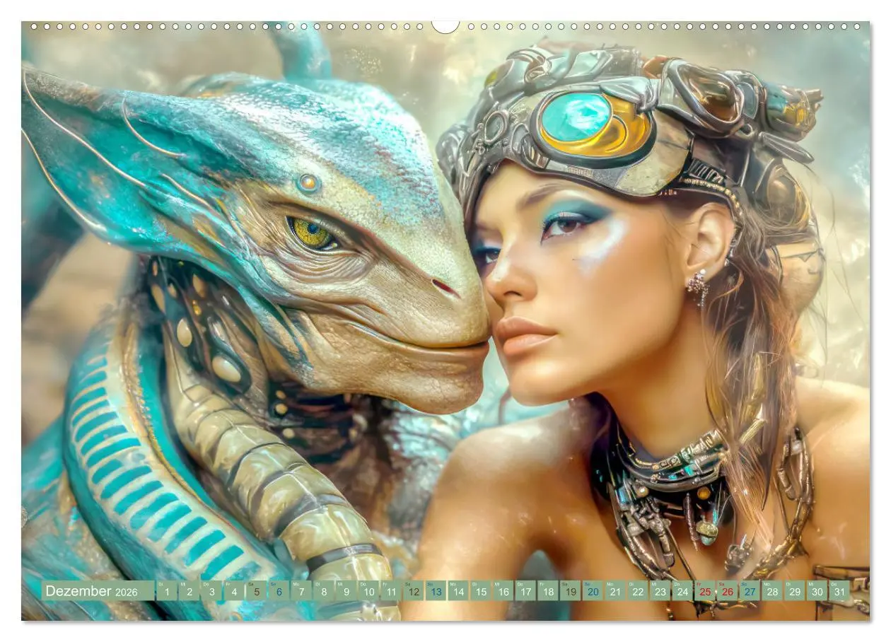 Bild: 9783457287958 | Fantasievolle Zukunftswelten - Science Fiction (Wandkalender 2026...