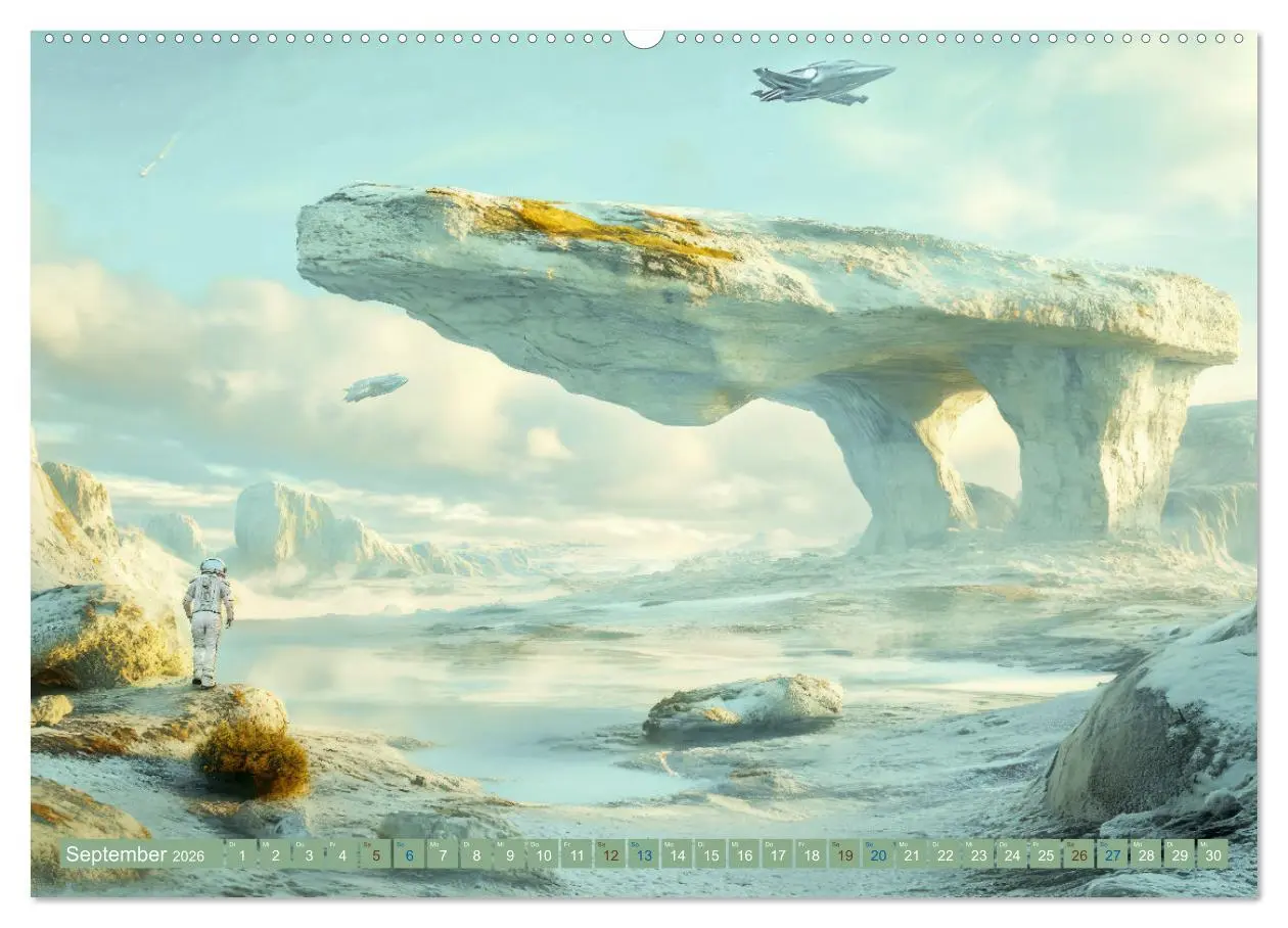 Bild: 9783457287958 | Fantasievolle Zukunftswelten - Science Fiction (Wandkalender 2026...