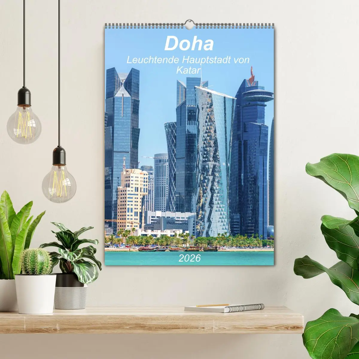 Bild: 9783516377958 | Doha Leuchtende Hauptstadt von Katar (Wandkalender 2026 DIN A2...