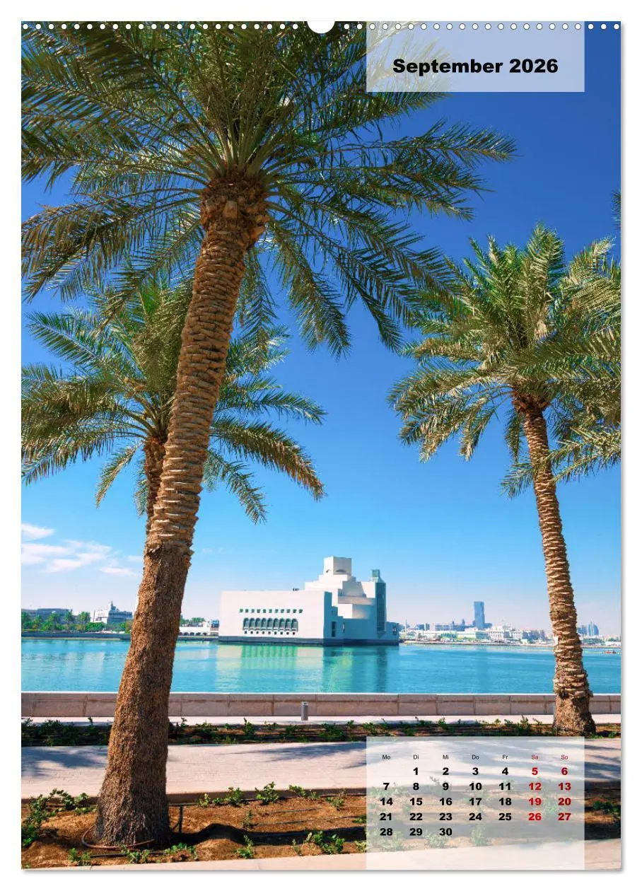 Bild: 9783516377958 | Doha Leuchtende Hauptstadt von Katar (Wandkalender 2026 DIN A2...