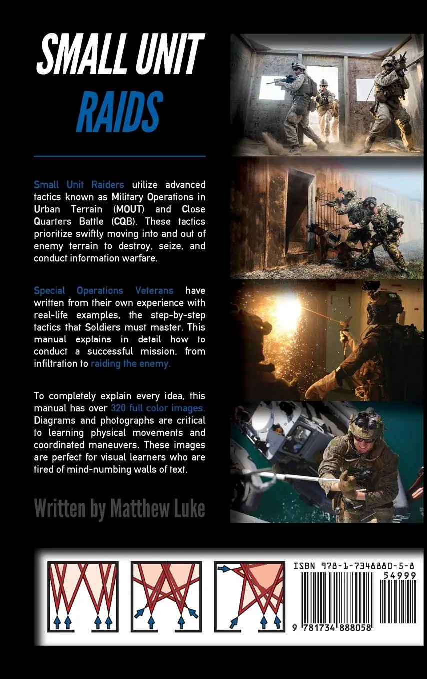 Rückseite: 9781734888058 | Small Unit Raids | An Illustrated Manual | Matthew Luke | Buch | 2023
